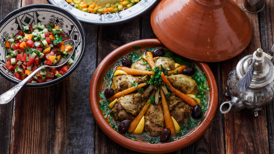 tagine no final do verão no Marrocos