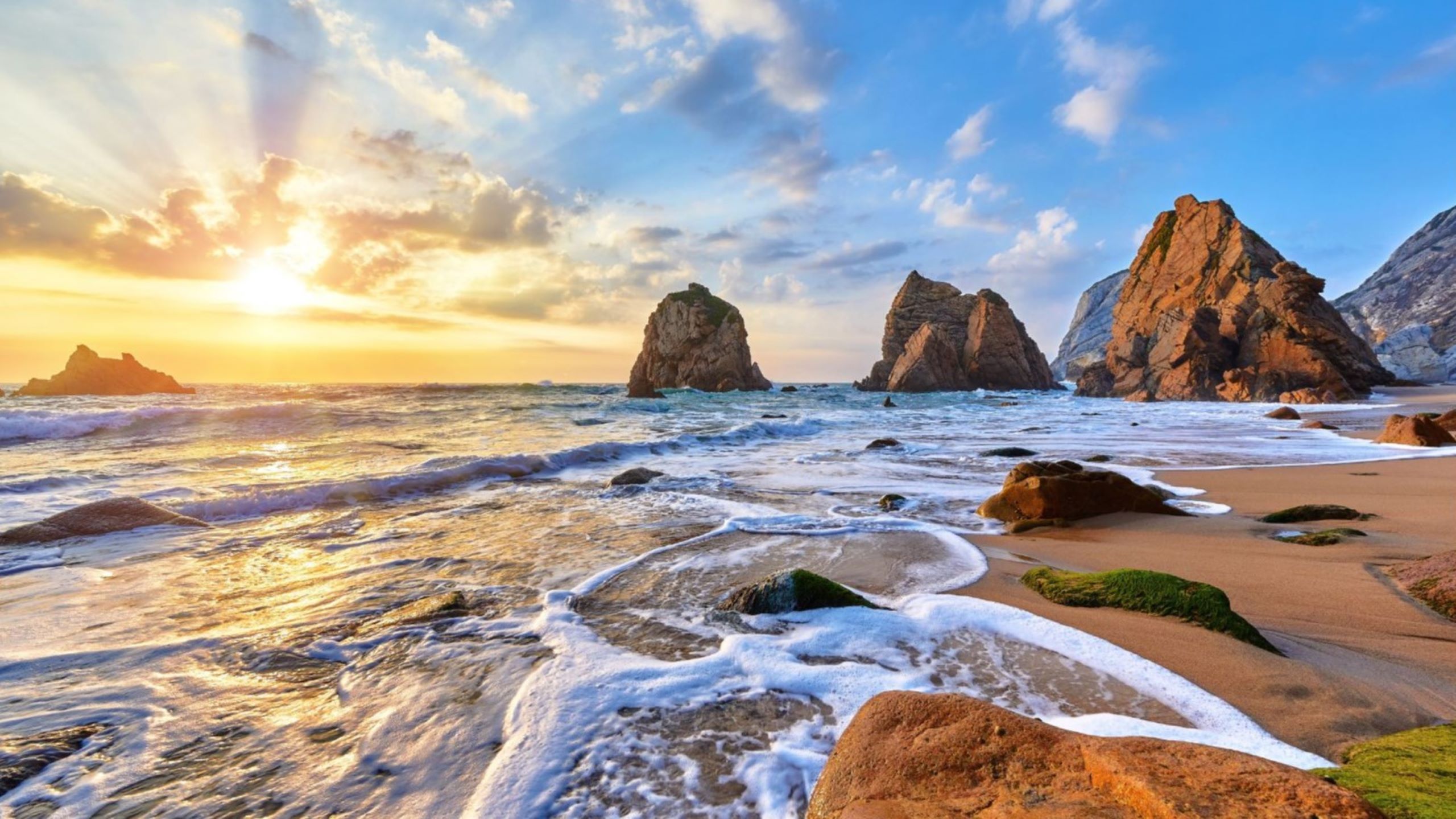 Costa Atlântica dramática com falésias ao pôr do sol Marrocos joias costeiras praia escondida Atlântico descobrir
